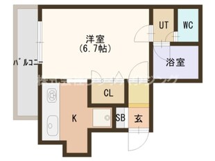 アクティコート京橋の物件間取画像